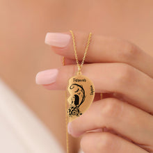 Load image into Gallery viewer, Personalized Matching Pendant Necklace for Couples - Heart Charm Gift
