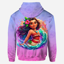 Load image into Gallery viewer, Personalized All Over Shirt with Princess Design for Birthday or Summer
