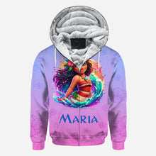 Load image into Gallery viewer, Personalized All Over Shirt with Princess Design for Birthday or Summer
