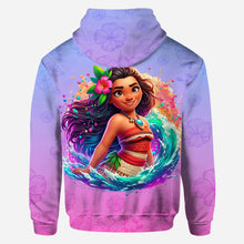 Load image into Gallery viewer, Personalized All Over Shirt with Princess Design for Birthday or Summer
