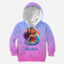 Load image into Gallery viewer, Personalized All Over Shirt with Princess Design for Birthday or Summer
