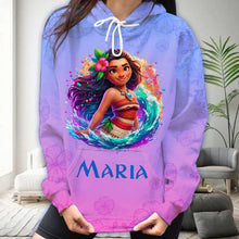 Load image into Gallery viewer, Personalized All Over Shirt with Princess Design for Birthday or Summer

