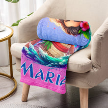 Load image into Gallery viewer, Personalized Princess Of The Sea Blanket Custom Name Gift
