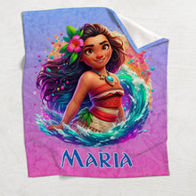 Load image into Gallery viewer, Personalized Princess Of The Sea Blanket Custom Name Gift
