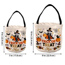 Load image into Gallery viewer, Personalized Halloween Spooky Basket for Kids Trick or Treat Gift
