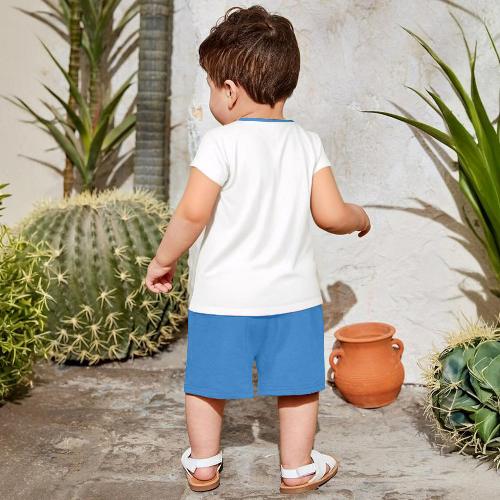 Personalized Ohana Kid T-shirt & Shorts Set for Back to School