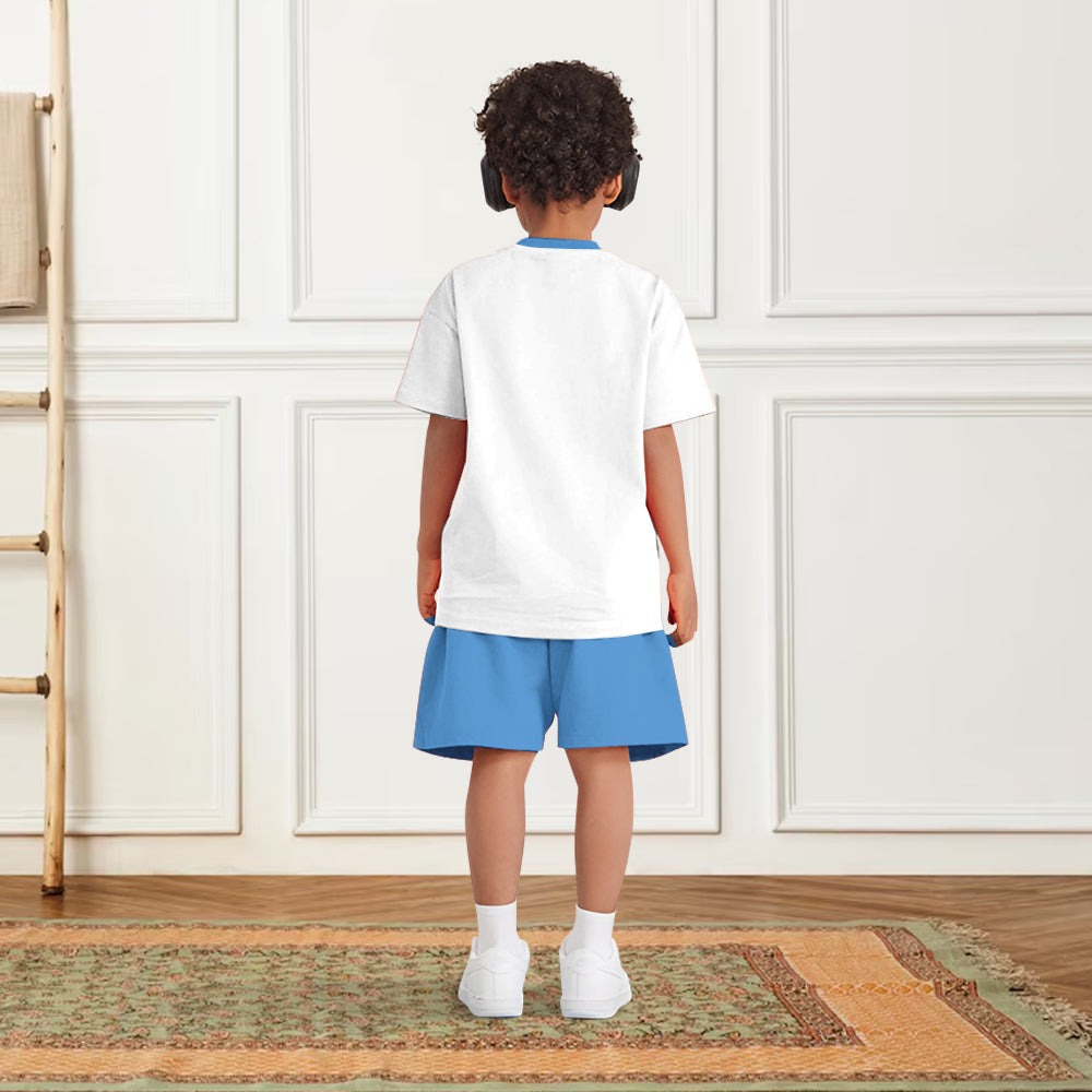 Personalized Ohana Kid T-shirt & Shorts Set for Back to School