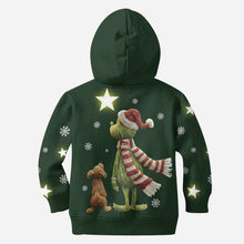Load image into Gallery viewer, Personalized Grinch Christmas Hoodie and Leggings Gift for Mom
