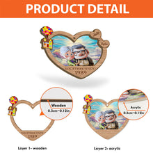 Load image into Gallery viewer, Personalized Heart Shaped Suncatcher Custom Name Gift for Anniversaries
