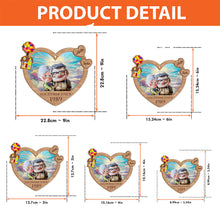Load image into Gallery viewer, Personalized Heart Shaped Suncatcher Custom Name Gift for Anniversaries
