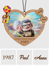 Load image into Gallery viewer, Personalized Heart Shaped Suncatcher Custom Name Gift for Anniversaries
