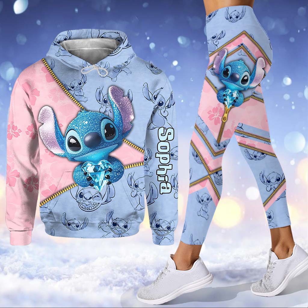 Personalized Ohana Hoodie & Leggings Set for Family Gifts
