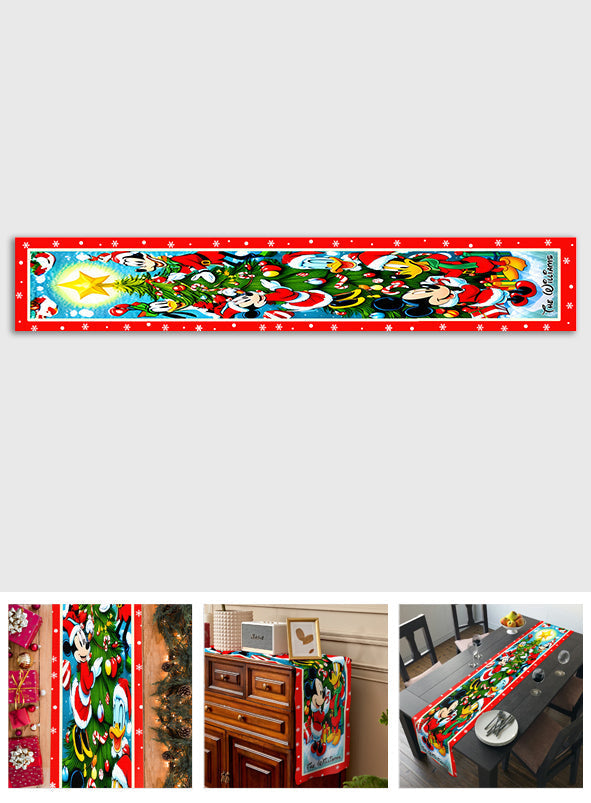 Personalized Christmas Table Runner for Family Holiday Decor