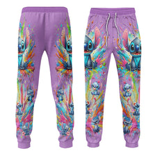 Load image into Gallery viewer, Personalized Colorful Ohana Hoodie &amp; Sweatpants Set for Kids
