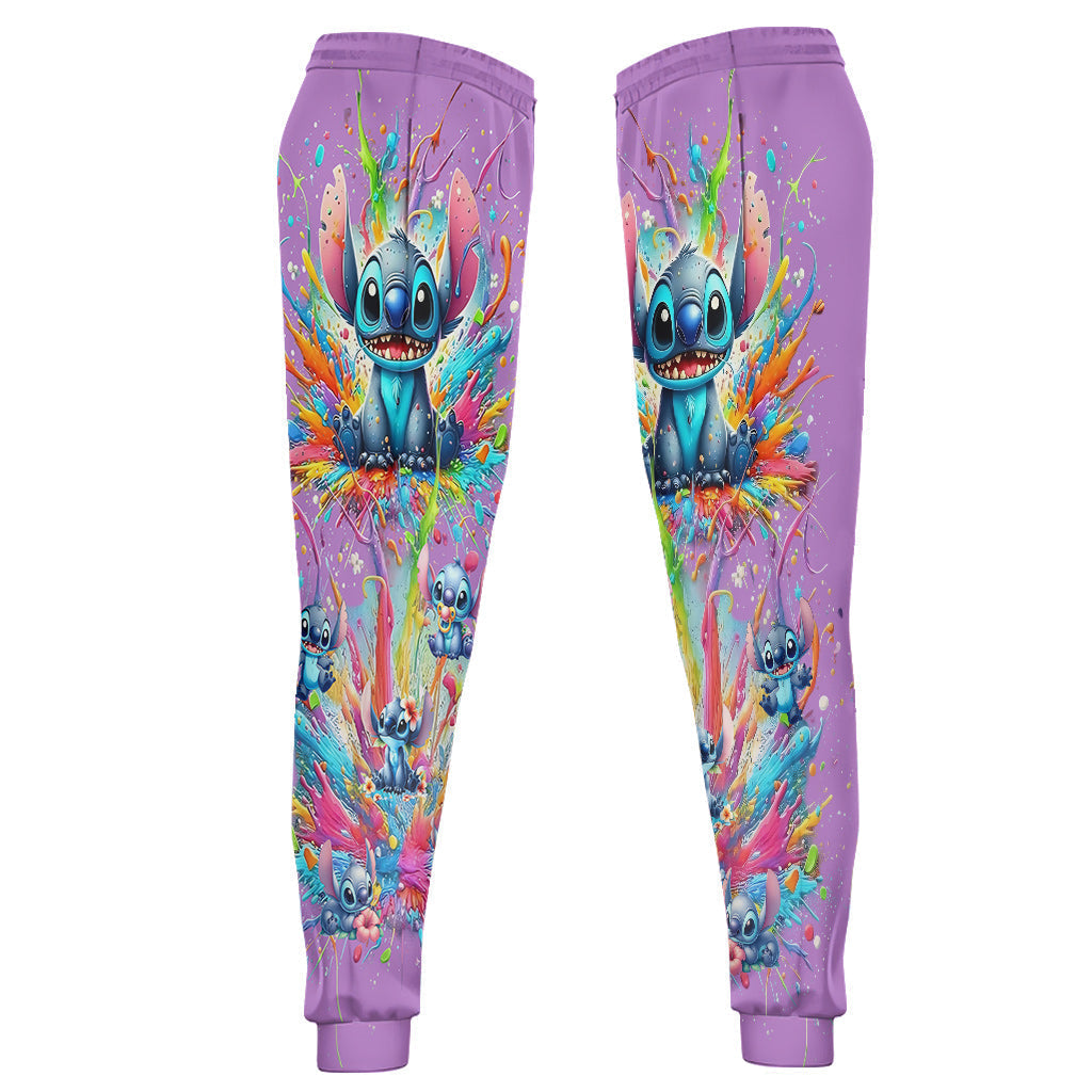 Personalized Colorful Ohana Hoodie & Sweatpants Set for Kids
