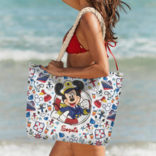 Load image into Gallery viewer, Personalized Canvas Beach Bag with Rope Handle for Kids
