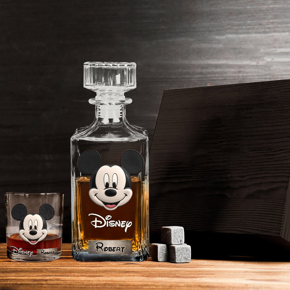 Personalized Whiskey Decanter Set Custom Name Gift for Him
