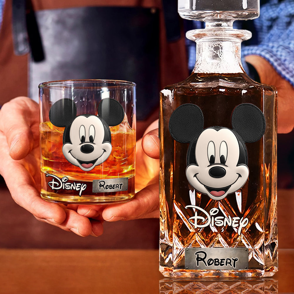 Personalized Whiskey Decanter Set Custom Name Gift for Him