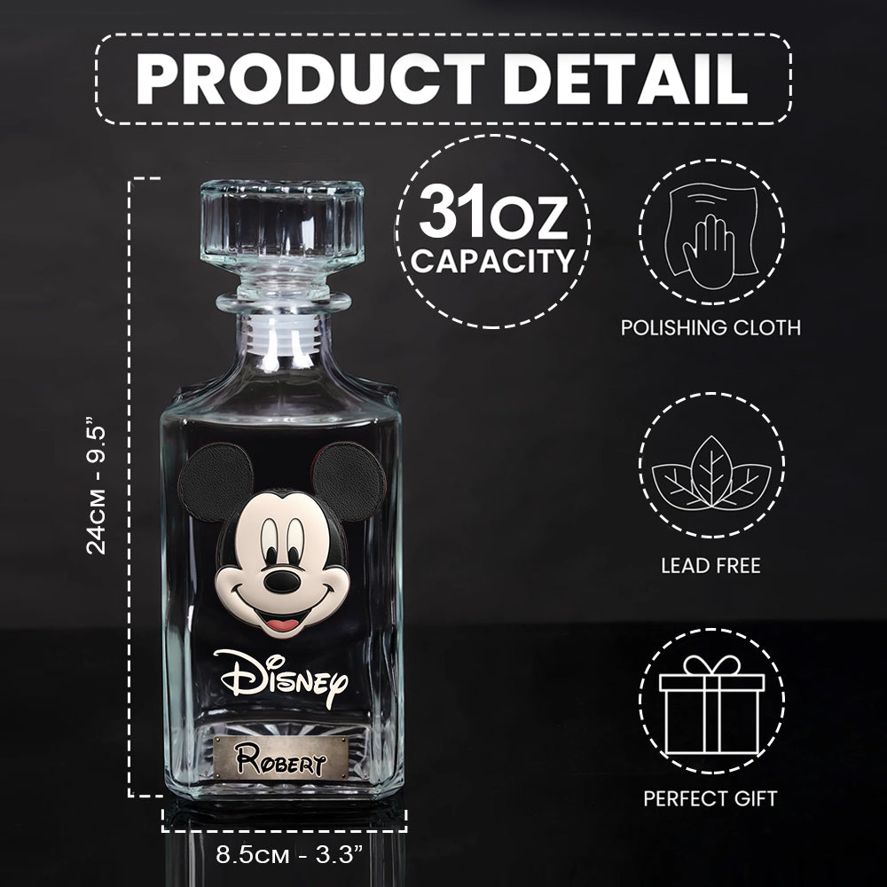 Personalized Whiskey Decanter Set Custom Name Gift for Him