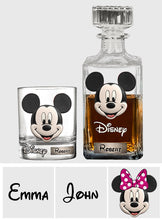 Load image into Gallery viewer, Personalized Whiskey Decanter Set Custom Name Gift for Him
