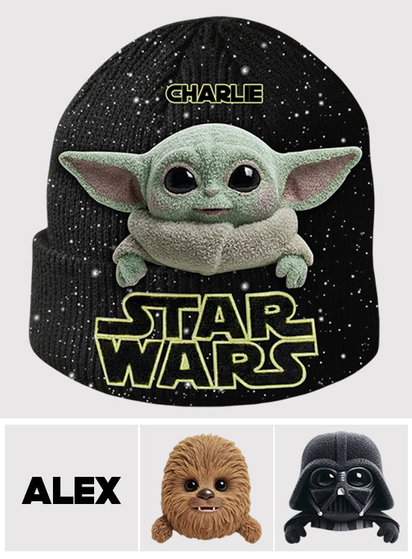 Personalized Star Wars Beanie Hat with Custom Patches for Kids & Adults