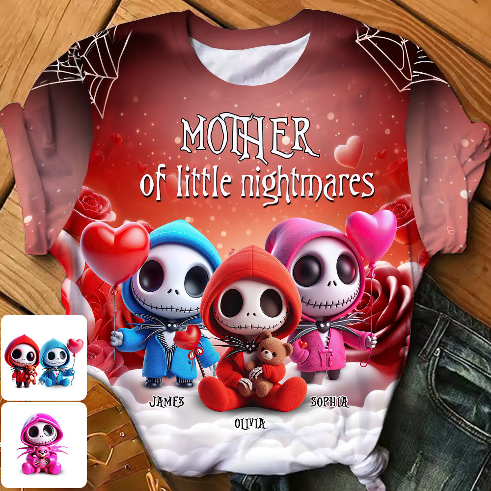 Personalized All Over Shirt for Mom with Little Nightmares Design