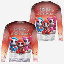 Load image into Gallery viewer, Personalized All Over Shirt for Mom with Little Nightmares Design
