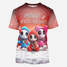 Load image into Gallery viewer, Personalized All Over Shirt for Mom with Little Nightmares Design
