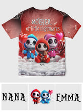 Load image into Gallery viewer, Personalized All Over Shirt for Mom with Little Nightmares Design
