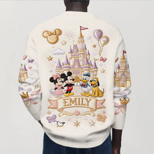 Load image into Gallery viewer, Personalized Knitted Cardigan with Magical Friends for Her
