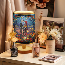 Load image into Gallery viewer, Personalized Nightmare Table Lamp with Wood Base Gift for Couples
