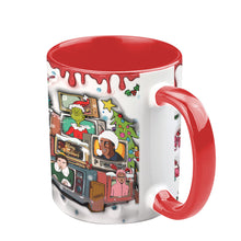 Load image into Gallery viewer, Personalized Christmas Accent Mug Custom Name Holiday Gift
