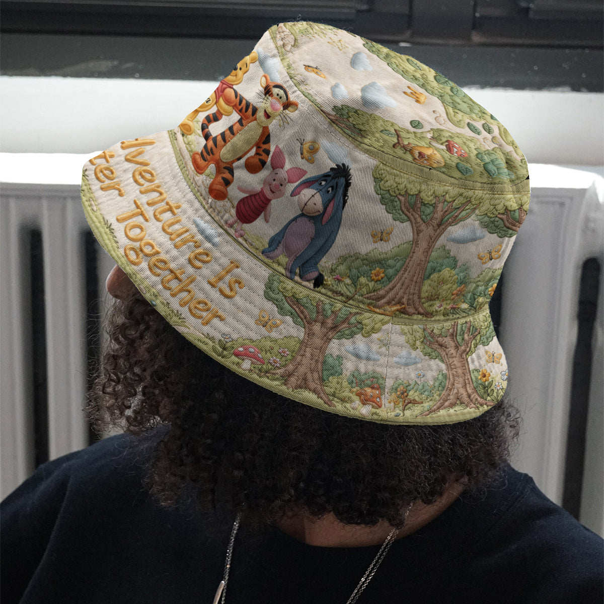 Personalized Quilted Bucket Hat Custom Name Gift for Her