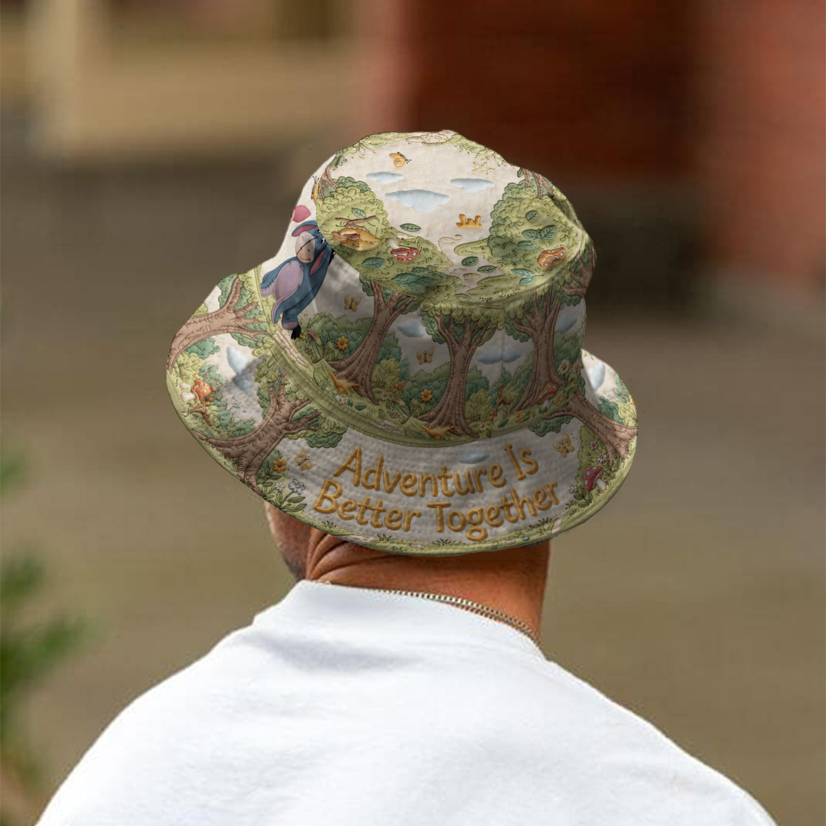 Personalized Quilted Bucket Hat Custom Name Gift for Her