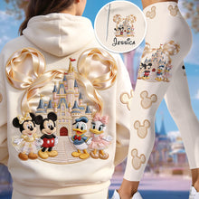 Load image into Gallery viewer, Personalized Mickey Mouse Hoodie &amp; Leggings Set Custom Name Gift

