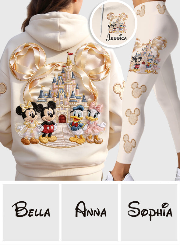 Personalized Mickey Mouse Hoodie & Leggings Set Custom Name Gift