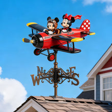 Load image into Gallery viewer, Personalized Weather Vane with Custom Airplane Design for Family Gift
