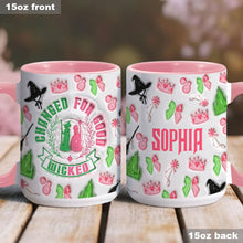 Load image into Gallery viewer, Personalized Witch Accent Mug Custom Name Gift for Halloween
