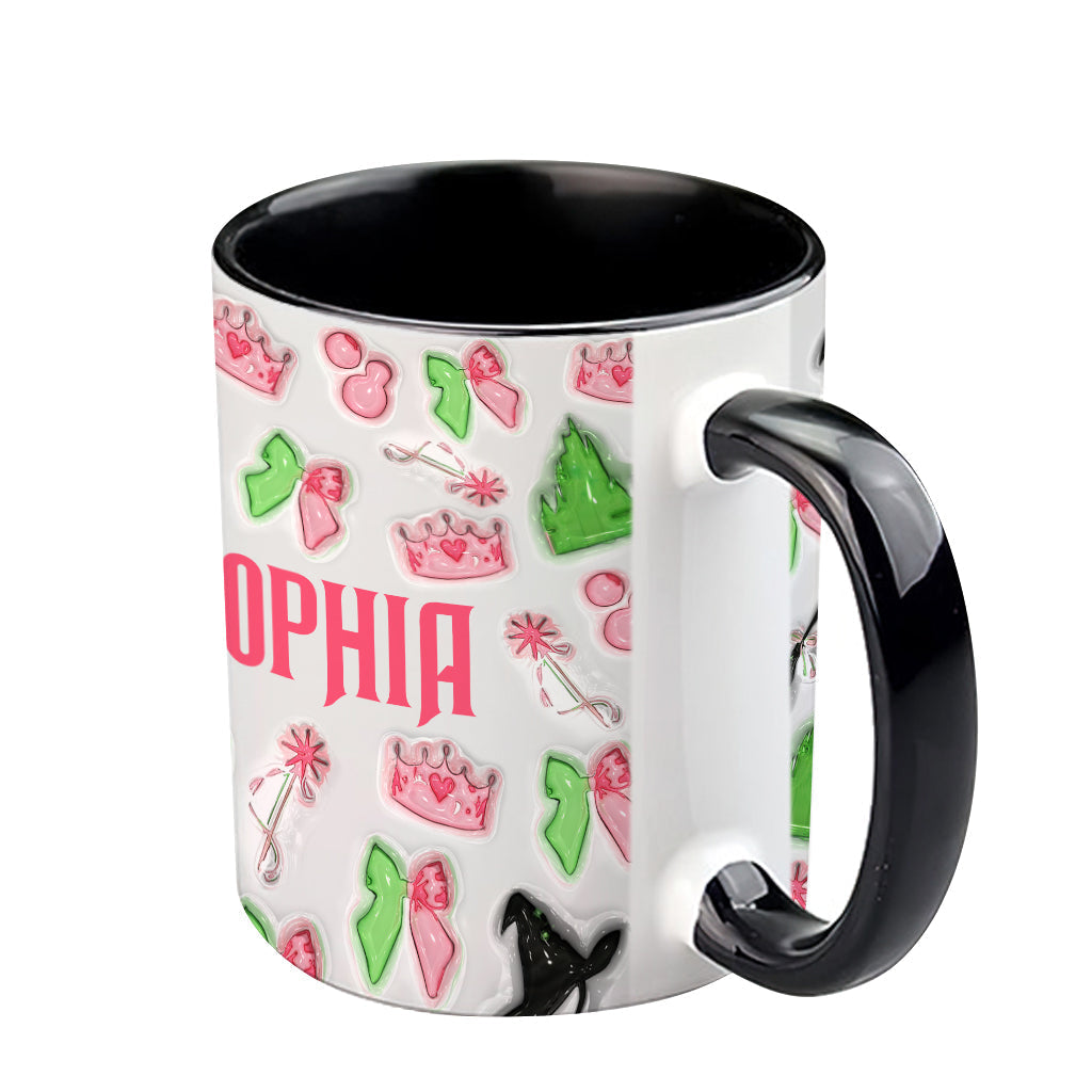 Personalized Witch Accent Mug Custom Name Gift for Halloween