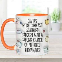 Load image into Gallery viewer, Personalized Christmas Accent Mug with Grinch Design for Holiday Gift
