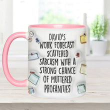 Load image into Gallery viewer, Personalized Christmas Accent Mug with Grinch Design for Holiday Gift

