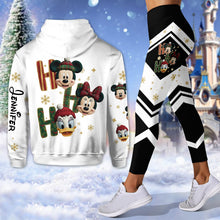 Load image into Gallery viewer, Personalized Christmas Mouse Hoodie and Leggings Gift Set
