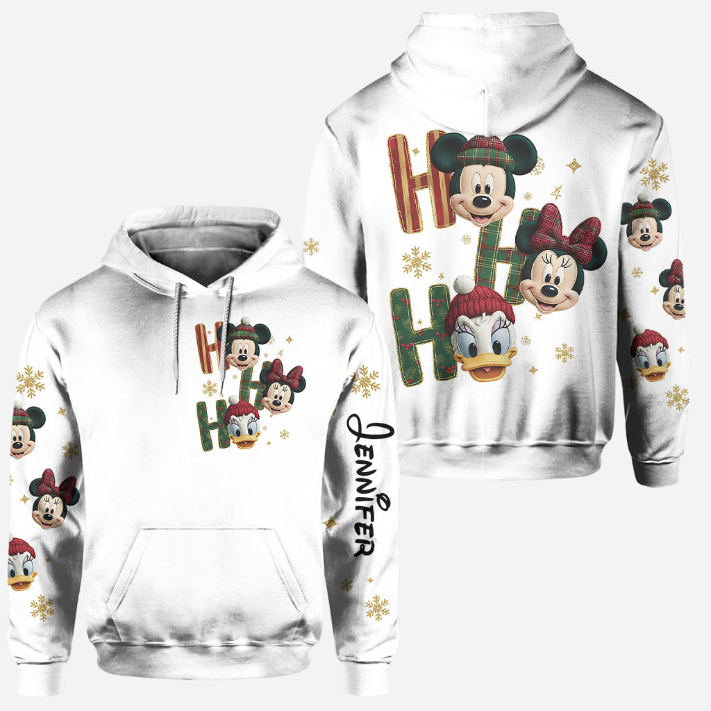 Personalized Christmas Mouse Hoodie and Leggings Gift Set