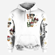 Load image into Gallery viewer, Personalized Christmas Mouse Hoodie and Leggings Gift Set
