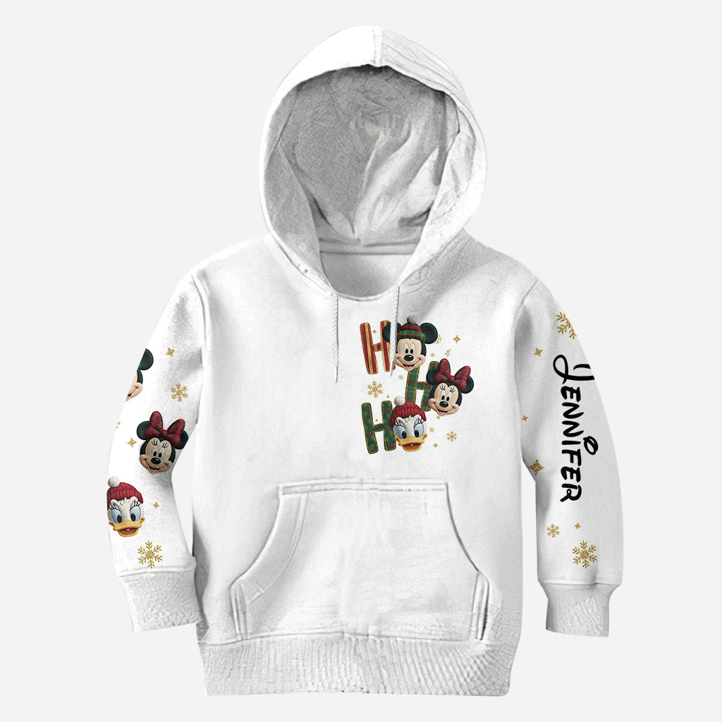 Personalized Christmas Mouse Hoodie and Leggings Gift Set