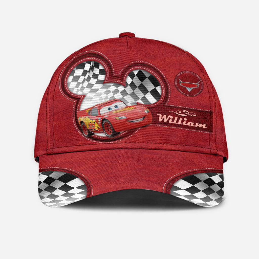 Personalized Cars Classic Cap Custom Name Gift for Kids