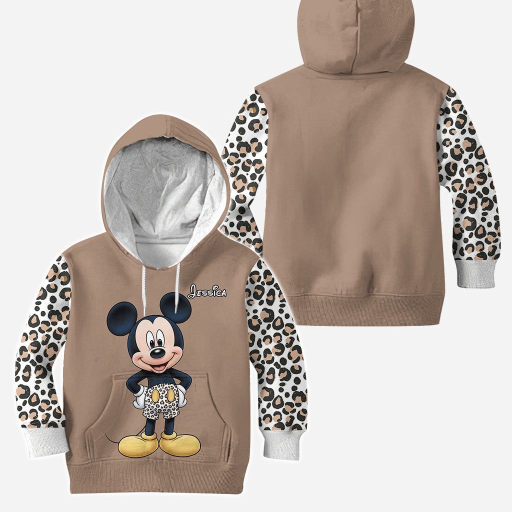 Personalized Mickey Mouse Hoodie and Leggings Set for Kids