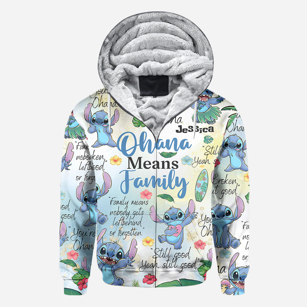 Personalized Ohana All Over Shirt Unique Family Gift