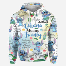 Load image into Gallery viewer, Personalized Ohana All Over Shirt Unique Family Gift
