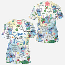 Load image into Gallery viewer, Personalized Ohana All Over Shirt Unique Family Gift
